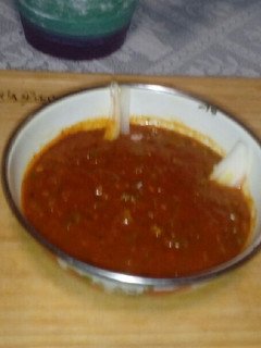 Una foto de Salsa con Cebolla