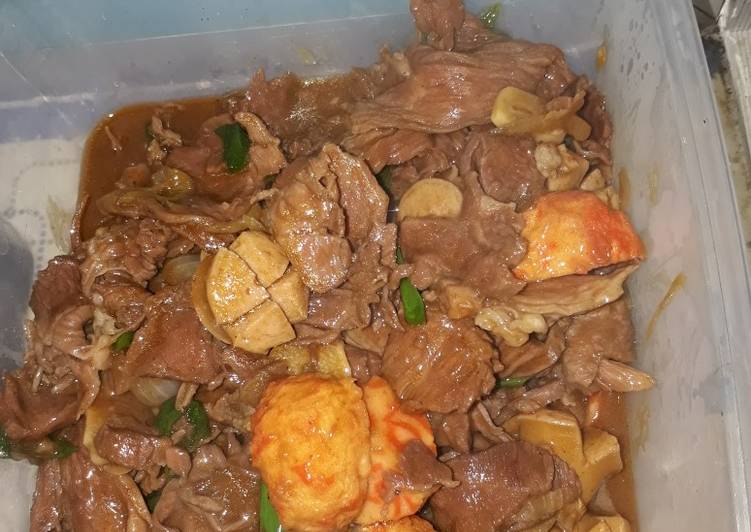 Beef teriaki (korean beef)