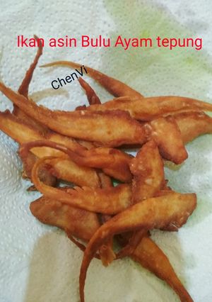 Foto resep Ikan Asin Bolu Ayam tepung