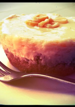 A picture of Sweet Corn Cheesecake Cupcake.