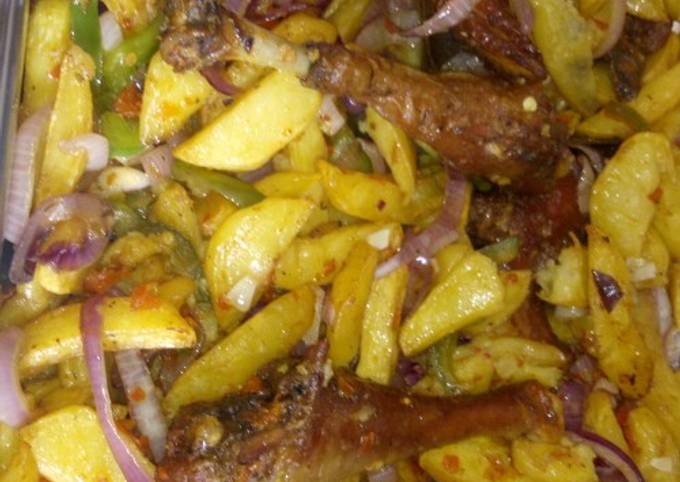 Steps to Make Homemade Peppered Irish by Asmau Umar