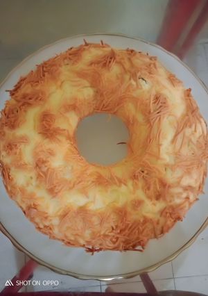 Foto resep Bolu tape keju irit 1 telur..