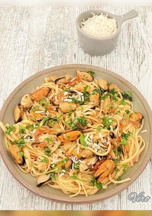 Une photo de Pâtes aux moules
