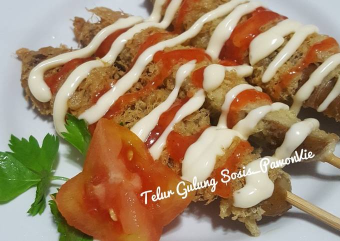 Resep Telur Gulung Sosis Oleh Pawon Vie Cookpad