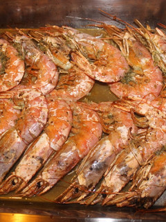 Una foto de Gambones al horno