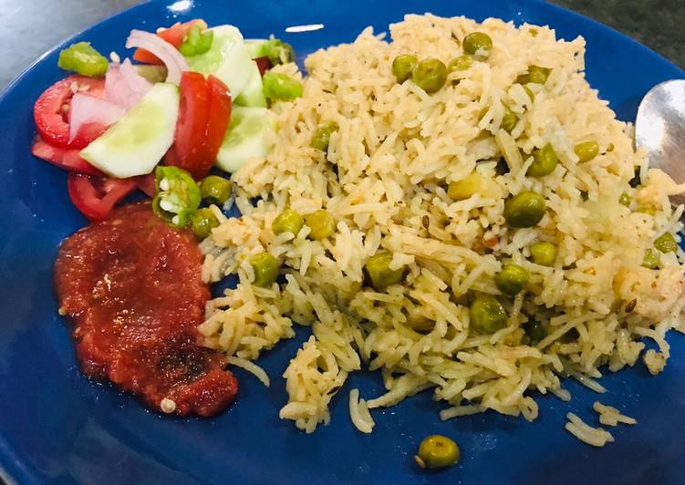Step-by-Step Guide to Make Any-night-of-the-week Peas masala rice