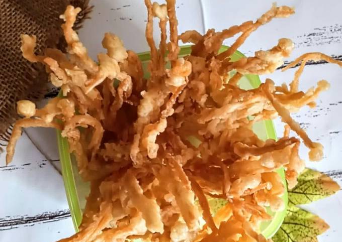 Resep Crispy Jamur Enoki Oleh Fitri Yani Cookpad