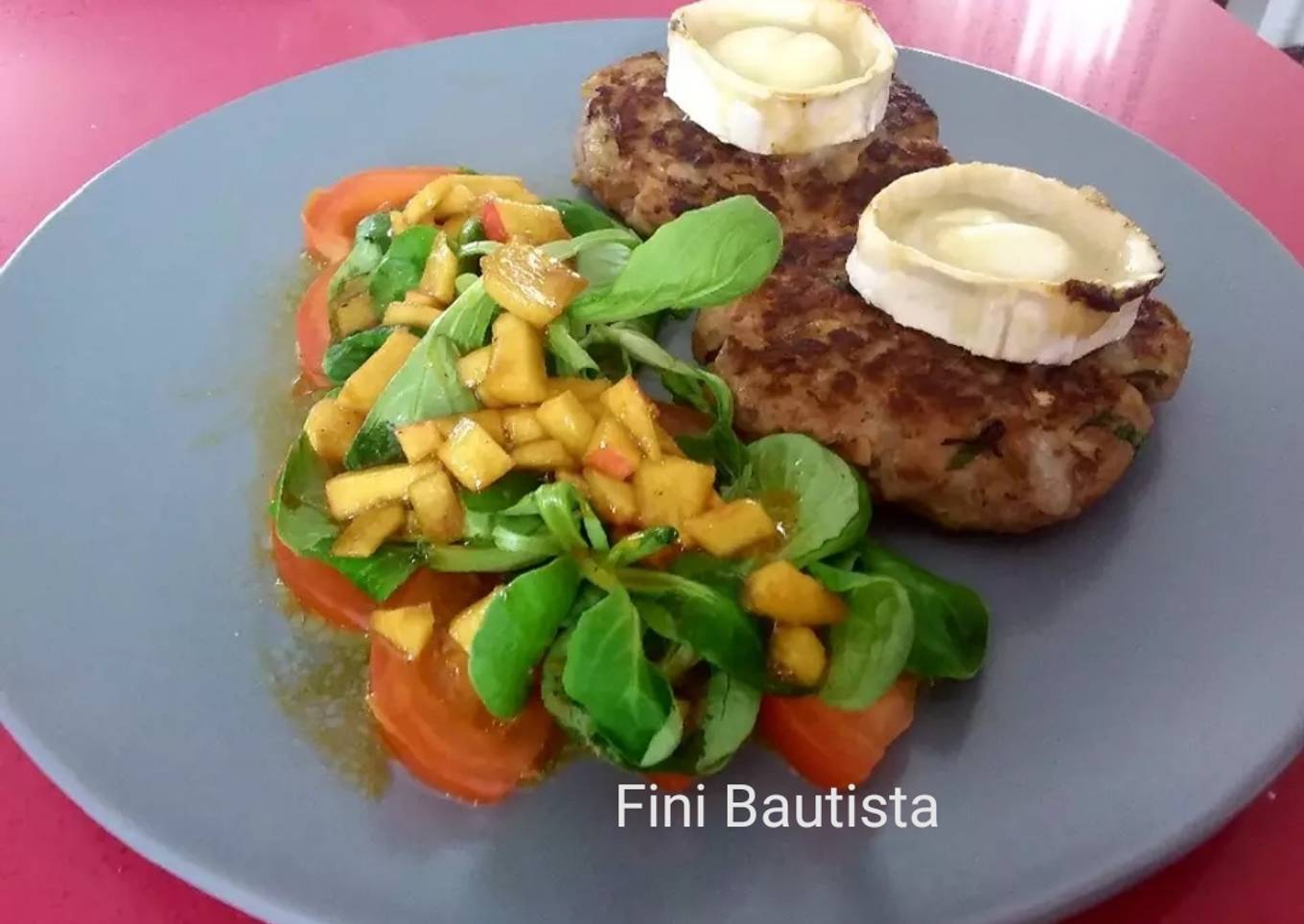 Filete ruso con berenjena (hamburguesa)