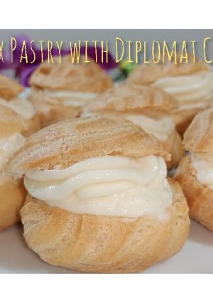Foto resep CHOUX PASTRY // aka SUS DENGAN DIPLOMAT CREAM (OVEN TANGKRING)