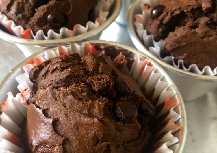 Bagaimana Membuat Chocolate Chip Muffin w/ Air Fryer yang Lezat