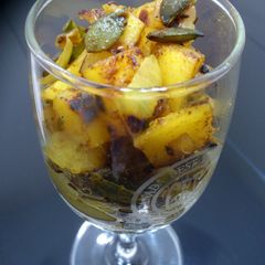 A picture of Curry Potato And Pumpkin Seed.