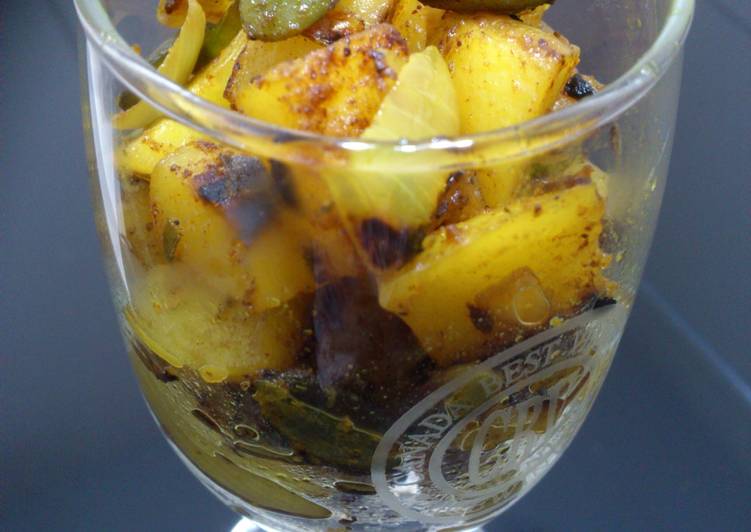 How to Cook Perfect Curry Potato And Pumpkin Seed