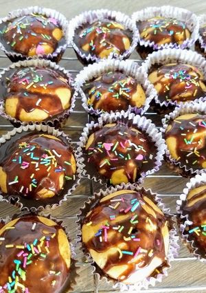 Banános muffin (gluténmentes) recept fotója