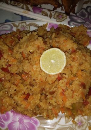 صورة لوصفة ارز بالكاري 🍚