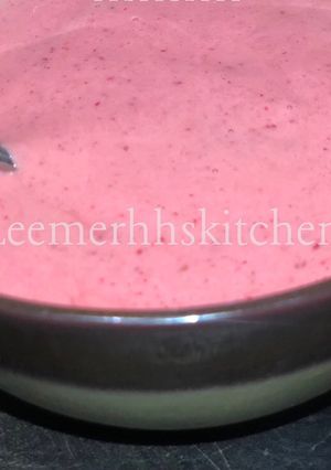 A picture of Strawberry smoothie.