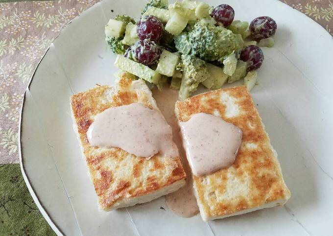 Tofu Steak with Miso Sauce