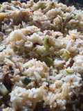 Arroz Con Berenjena y Calabacín