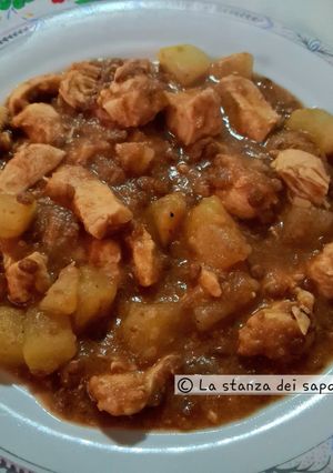 Foto di 🍗Spezzatino di pollo con lenticchie e patate 🥔