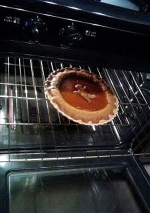 A picture of Pumpkin Gingerbread Souffle.