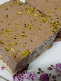 صورة لوصفة حلى طبقات البسكوت بالشوكولاتة 🍰