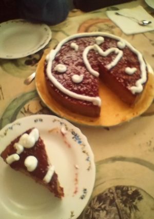 Una foto de Pastís de xocolata i formatge