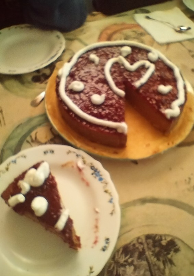 Una foto de Pastís de xocolata i formatge