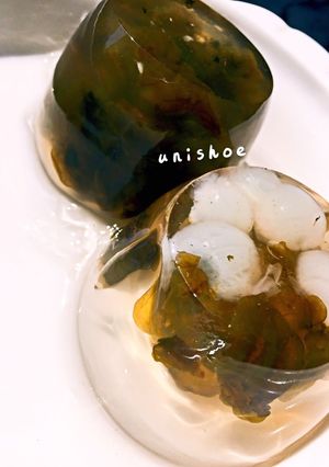 雨來菇水果凍 的食譜成品照片