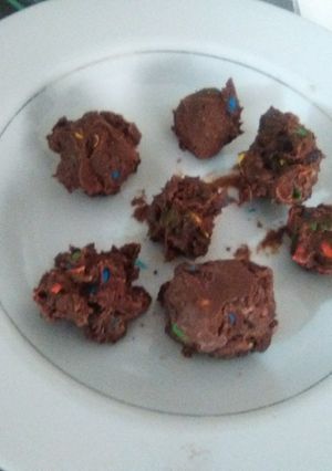 Una foto de Trufas de Nutella y m&m