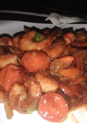 Foto resep Udang saus sezchuan