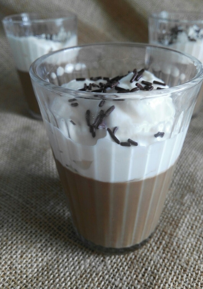 Una foto de Pudding de café