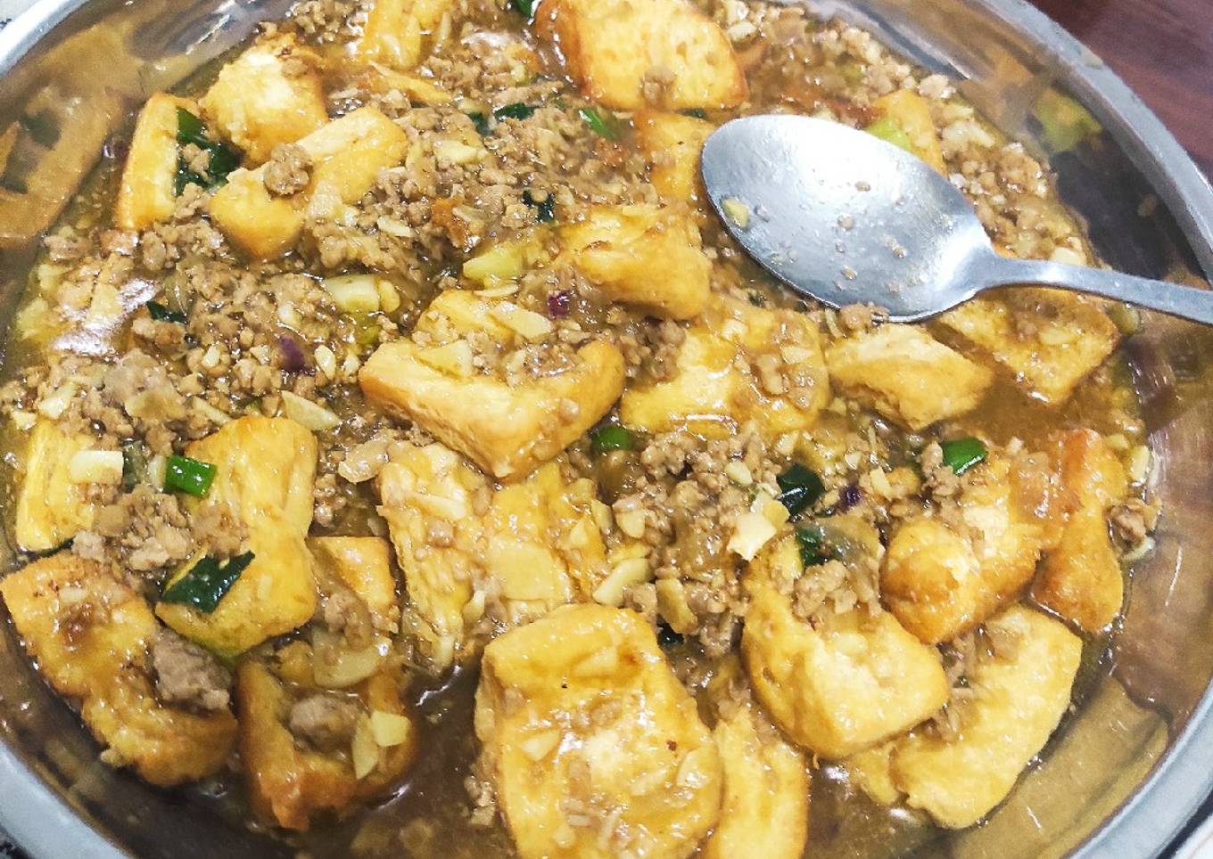 Tahu tumis daging