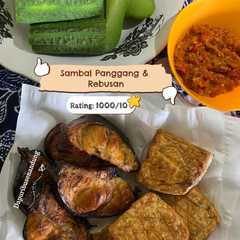 A picture of Sambal Panggang dan Rebusan.