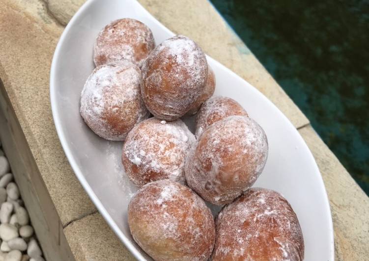 Resep Bola bola Donat empuk simple bngt bikinnya yang Sempurna