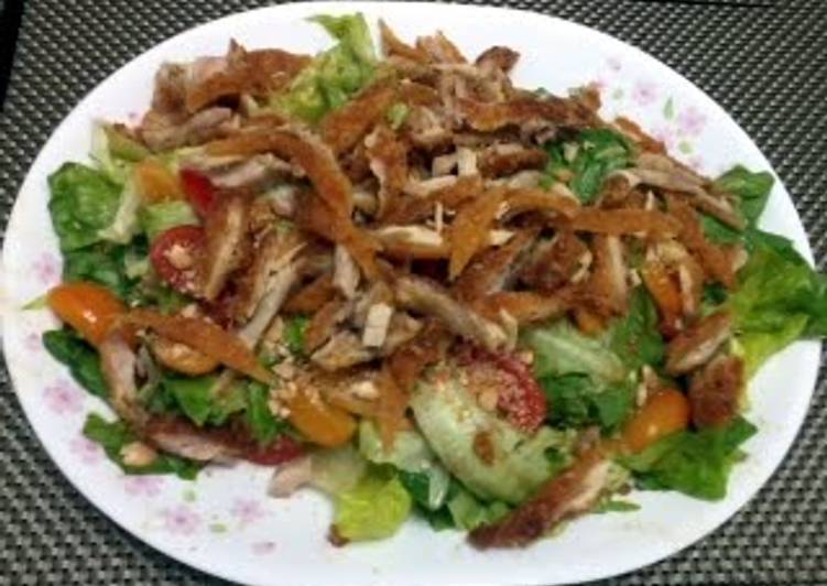 Easiest Way to Prepare Perfect LG FRIED CHICKEN  SALAD