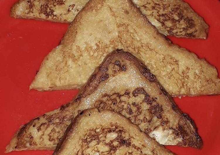 Step-by-Step Guide to Prepare Quick Brown bread sugar free French toast