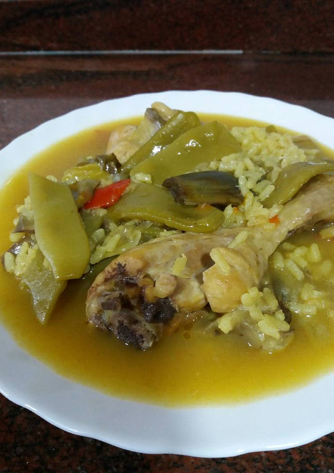 Una foto de Arroz caldoso