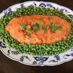 A picture of California Farm Winter Carrot Mash Dinner.