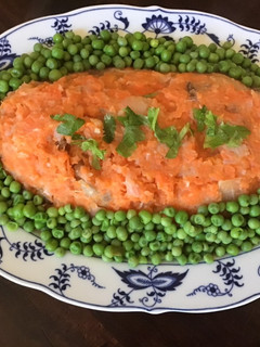 A picture of California Farm Winter Carrot Mash Dinner.