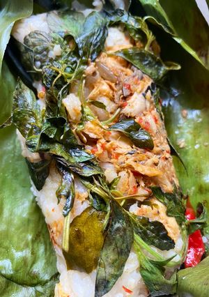 Foto resep Nasi Bakar Ikan Salem
