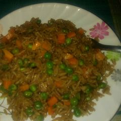 Vegetable pilau A picture of Vegetable pilau.