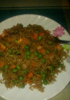 A picture of Vegetable pilau.
