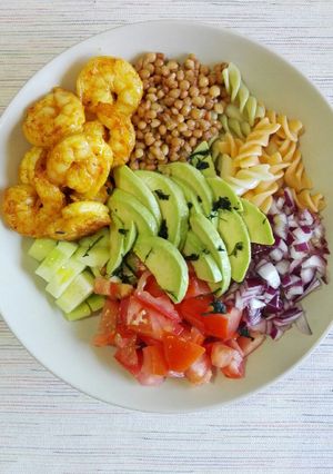 Foto principal de Ensalada con langostinos