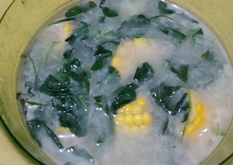 Sayur Bobor Bayam Jagung Manis