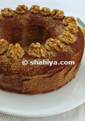 صورة لوصفة طريقة عمل كيكة الجوز والبهارات