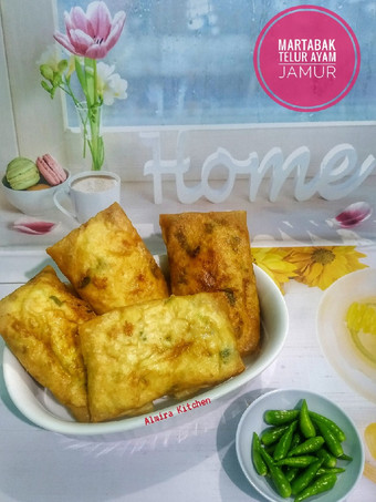 Cara Buat Martabak Telur Ayam Jamur👩‍🍳 Anti Gagal