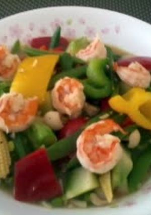 A picture of Prawn With Vegetables Stir Fry.