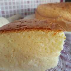 A picture of Cotton japanese cheesecake.