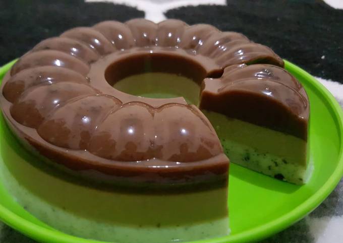 Triple puding (oreo,milo,coklat)