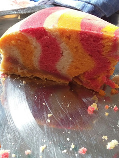 A picture of Zebra cake.