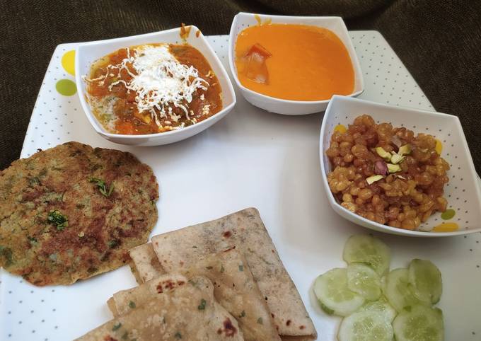 Recipe of Delicious Punjabi Lunch